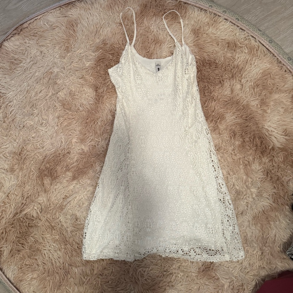 Design Lab Lord & Taylor Ivory Lace Dress